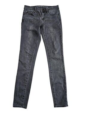 Articles Of Society Skinny Jeans Womens 26 Gray‎ Charcoal Wash Stretch Denim